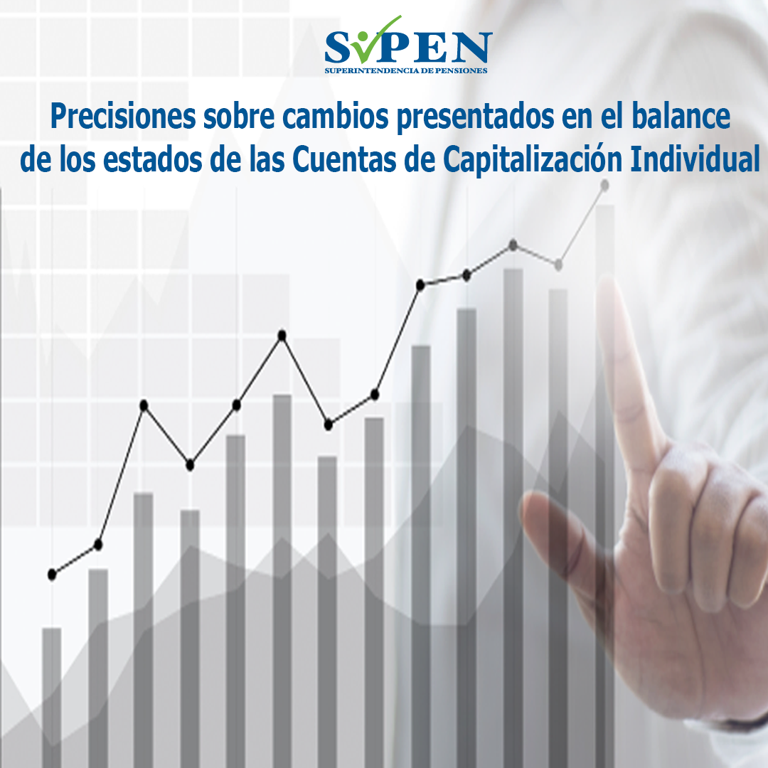 Precisiones sobre cambios presentados en el balance de los estados de las Cuentas de Capitalización Individual