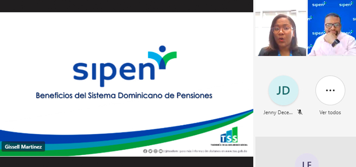 Sipen y TSS destacan herramientas y beneficios del Sistema Dominicano de Pensiones